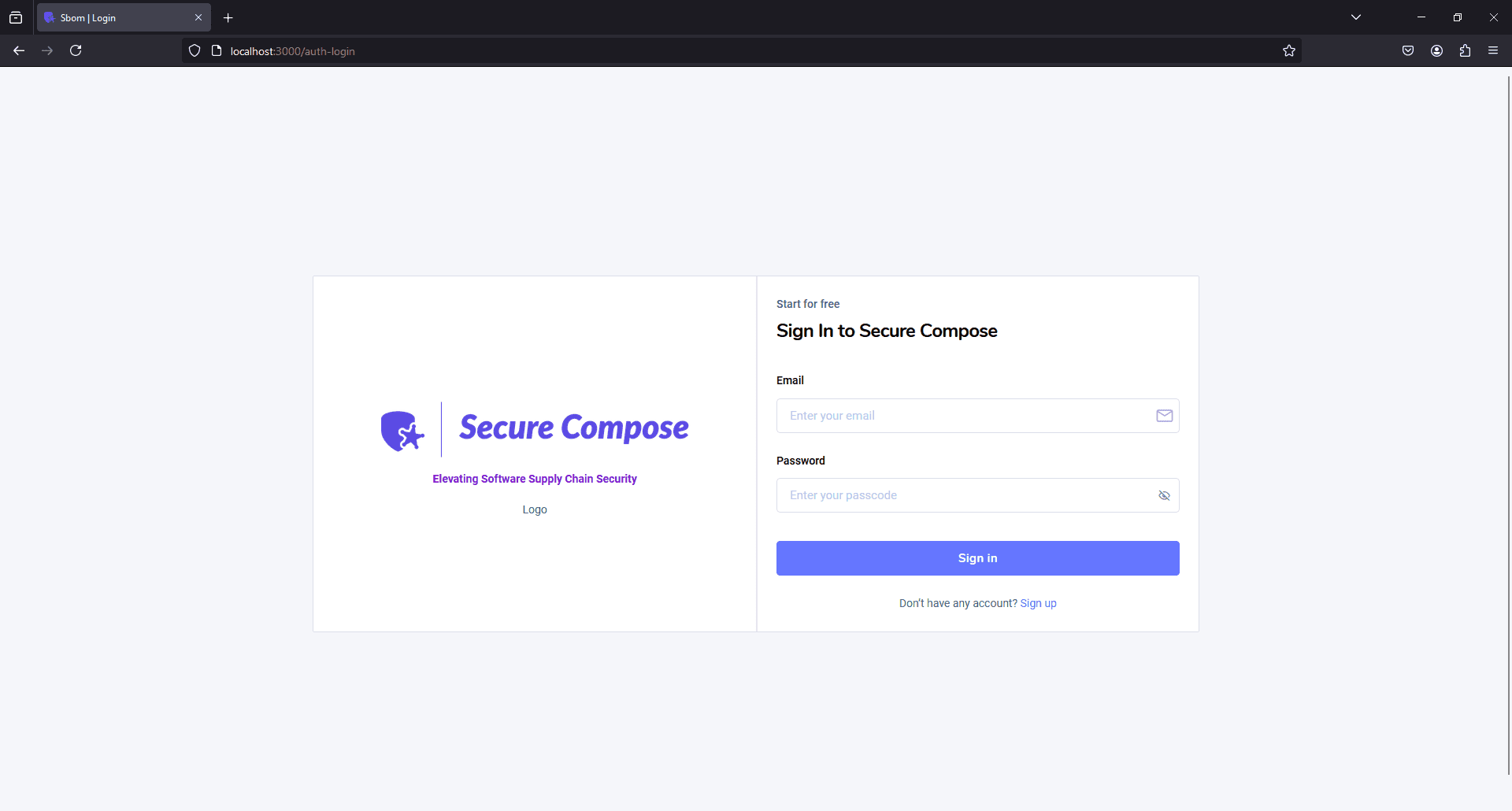 Secure Compose screenshot